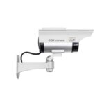 HOME HSK160 kültéri napelemes álkamera, villogó piros LED, körbe forgatható, egyszerű felszerelés, akkumulátoros tápellátás opció, élethű kamera megjelenés, IP44 - Image 3