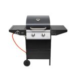 Home GRG02 gázgrill, 2 főégővel, 1 oldalégővel, 3,2 kW égőnkénti teljesítmény, 440x400 mm sütőfelület, nyomásszabályozó készlettel - Image 2