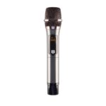 SAL MVN310 Professzionális vezeték nélküli mikrofon szett, kb.40m hatótávolság, fém mikrofon és fém vevőegység, automatikus párosítás, elem nélküli működés, tölthető, 16 UHF csatorna a zavarmentes vételért - Image 2