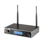 SAL MVN610 professzionális vezeték nélküli mikrofon szett, kb.50m hatótávolság, fém kézi mikrofonok, asztali profi vevőegység, automatikus párosítás, 2x100 UHF csatorna a zavarmentes vételért - Image 2