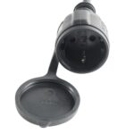 Home NV725BK hosszabbító gumikábel, 25 méter, H07RN-F, zárófedéllel, max. 3500 W, IP44, fekete - Image 2