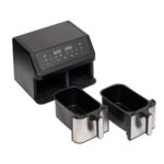 HOME HGAF29 duplakosaras forrólevegős sütő, 2 x 4,5L, 2000 W, digitális vezérlés, 8 féle üzemmód - Image 3