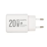 HOME SA20PPS USB hálózati gyorstöltő, 20 Watt, 2in1: USB-A + USB-C aljzat, QC + PD + PPS gyorstöltés, GaN technológia - Image 3