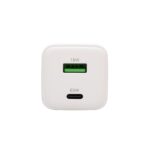 HOME SA65PPS USB hálózati szupergyors töltő, 65Watt, 2in1: USB-A + USB-C aljzat, QC + PD + PPS gyorstöltés, GaN technológia - Image 2