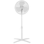 MIDEA FS40-21M álló ventilátor, 40 cm-es lapátátmérő, állítható magasság, 3 fokozat, 40W, fehér - Image 2