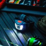 NEBO NEB-HLP-1011-G EINSTEIN 250 fejlámpa, 250 lm - 30 lm, 106 m, 7 funkció, IP44, 3 x AAA elem - Image 2