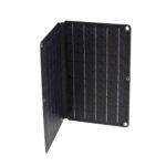 HOME MSC10W hordozható napelemes USB töltő, összecsukható, 10Watt, 2xUSB, LED töltésjelző, felakasztható, tartozék karabinerekkel - Image 2