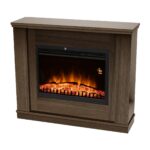 Home FKKF06 + FKKI 03 KIT FKK CALGARY beépíthető elektromos látványkandalló kerettel, admiral dió - Image 2