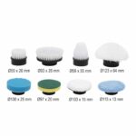 Home HGPB8 elektromos tisztítókefe szett, 25W teljesítmény, 8 cserélhető fej, teleszkópos nyél, változtatható sebesség, tölthető, tartozék USB-C töltőkábellel - Image 5