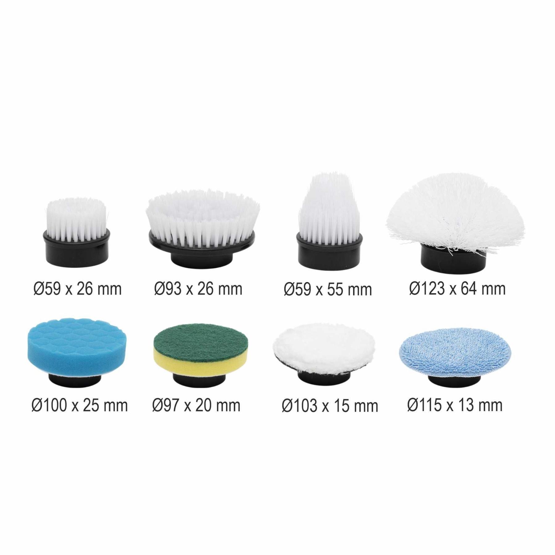 19160 Home HGPB8T Tisztítókefe szett, 8 különböző fej, kizárólag HGPB8 típusú elektromos tisztítógéphez - Image 1