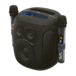 SAL PARCUBE boombox, 100 W, 2db vezeték nélküli mikrofon, 5db hangszóró, LED fényeffekt, IPX5 védelem, Bluetooth - Image 5