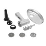 HOME HGHD1200 húsdaráló, 1200 W, rozsdamentes vágórostélyok, kés, és tálca, tartozék kolbásztöltő és kebbe készítő - Image 3