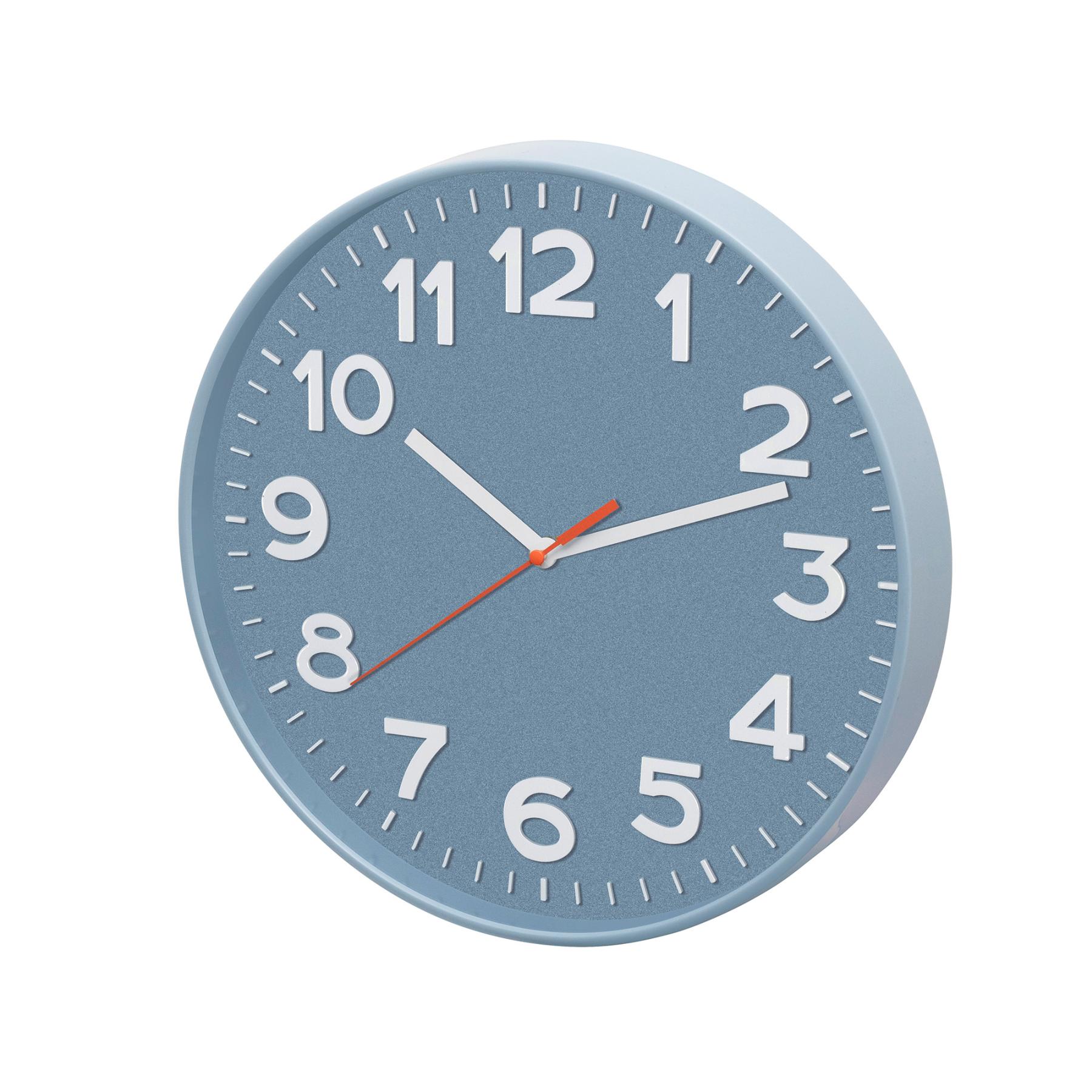 19181 HOME AWC300BL Fali óra, üveg előlap, kontrasztos, jól leolvasható számlap, 1xAA elem tápellátás, átmérő 300mm - Image 1