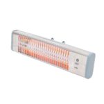 HOME FK20 kvarccsöves fűtőtest, 1200 W, 2 fokozat, fémház, falra szerelhető kivitel - Image 2