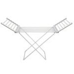 Home FTW11 Fűtött, elektromos ruhaszárító, 230 W, alumínium, összecsukható, 50 °C állandó hőmérséklet, vízálló kapcsoló, IPX2