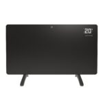 HOME FKIS600WIFI hordozható/fali infrasugárzó fűtőtest, 600 W, beltéri, hangtalan, digitális termosztát, ECO üzemmód, gyerekzár, IP44, túlmelegedés elleni védelem - Image 2