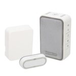 Honeywell Home DC315SCVL vezeték nélküli csengő, vezetékes - vezeték nélküli átlakítóval, 150m hatótáv, 6 dallam, időzíthető némítás, LED jelzőfény, állítható hangerő, elemes tápellátás