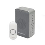 Honeywell Home DC313NG vezeték nélküli csengő, max. 150 m hatótáv, 6 dallam, LED jelzőfény, elemes tápellátás