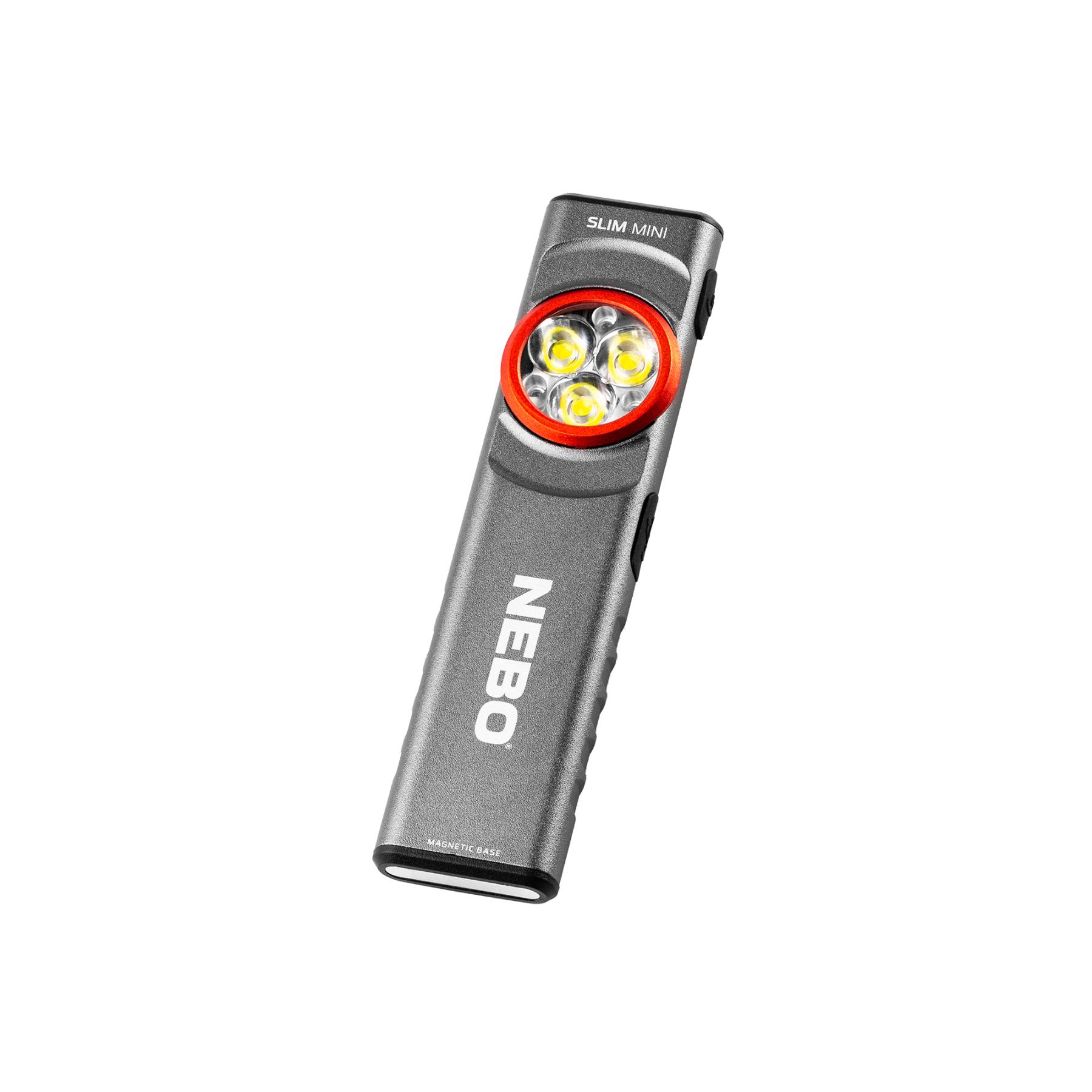 19289 NEBO NEB-FLT-1042-G SLIM MINI zseblámpa, 250 lumen, 450mAh, IPX4, alumínium burkolat, mágneses talp - Image 1