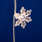 HOME KAF50WW LED-es hópehely fényfüggöny, 1,35 m, 50 db melegfehér LED, hálózati tápellátás, beltéri kivitel - Image 2