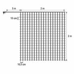HOME KAF400DWW DOT LED-es fényfüggöny, 400 db melegfehér DOT LED, 2x2m, 8 program, ismétlődő időzítés, hálózati tápellátás, kül- és beltéri kivitel - Image 2