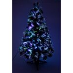 HOME KIX80LED LED-es műfenyő, 80 cm, optikai szálas, folyamatos színváltás, műanyag talp, hálózati tápellátás, beltéri kivitel - Image 3