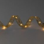 Home RLS15WW LED-es szalag mintákkal, arany színű szalag, 8 funkció, 150db melegfehér LED, 15m hosszú, 5cm széles, adapteres tápellátás, beltéri kivitel - Image 3