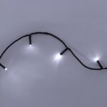 Home LED248WH LED fényfüzér, 240db hidegfehér LED, 23,9m hosszúságú, 8 program időzítővel, zöld vezeték, adapteres tápellátás, kül- és beltéri kivitel - Image 2