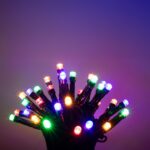 Home LED248M LED fényfüzér, 240db színes LED, 23,9m hosszúságú, 8 program időzítővel, zöld vezeték, adapteres tápellátás, kül- és beltéri kivitel - Image 3