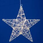 Home KAD40 csillag fém dekoráció, 320db melegfehér micro LED, fém kivitel, 5m tápkábel, adapteres tápellátás, beltéri kivitel - Image 2