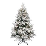 HOME KMF8LED210 havas műfenyő LED-ekkel, 210 cm, 350 db melegfehér LED, 3D+2D tűlevelek, fém talp, adapteres tápellátás, beltéri kivitel - Image 2