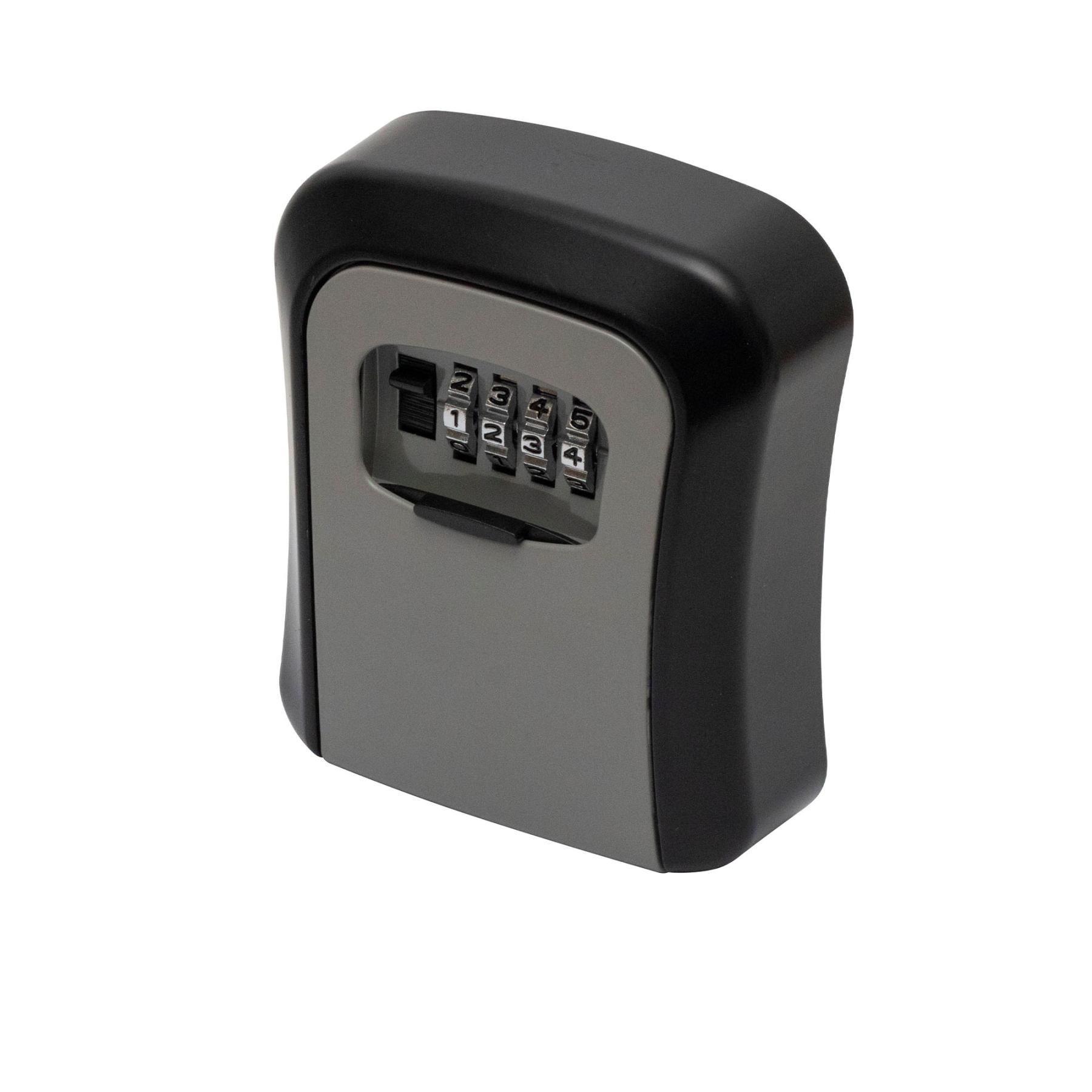 19366 HOME SAFEKEY Számzáras kulcsszéf, masszív alumínium öntvény, négyjegyű számkód, 10.000 elvi kódvariáció, falra rögzítendő, kültérre is - Image 1
