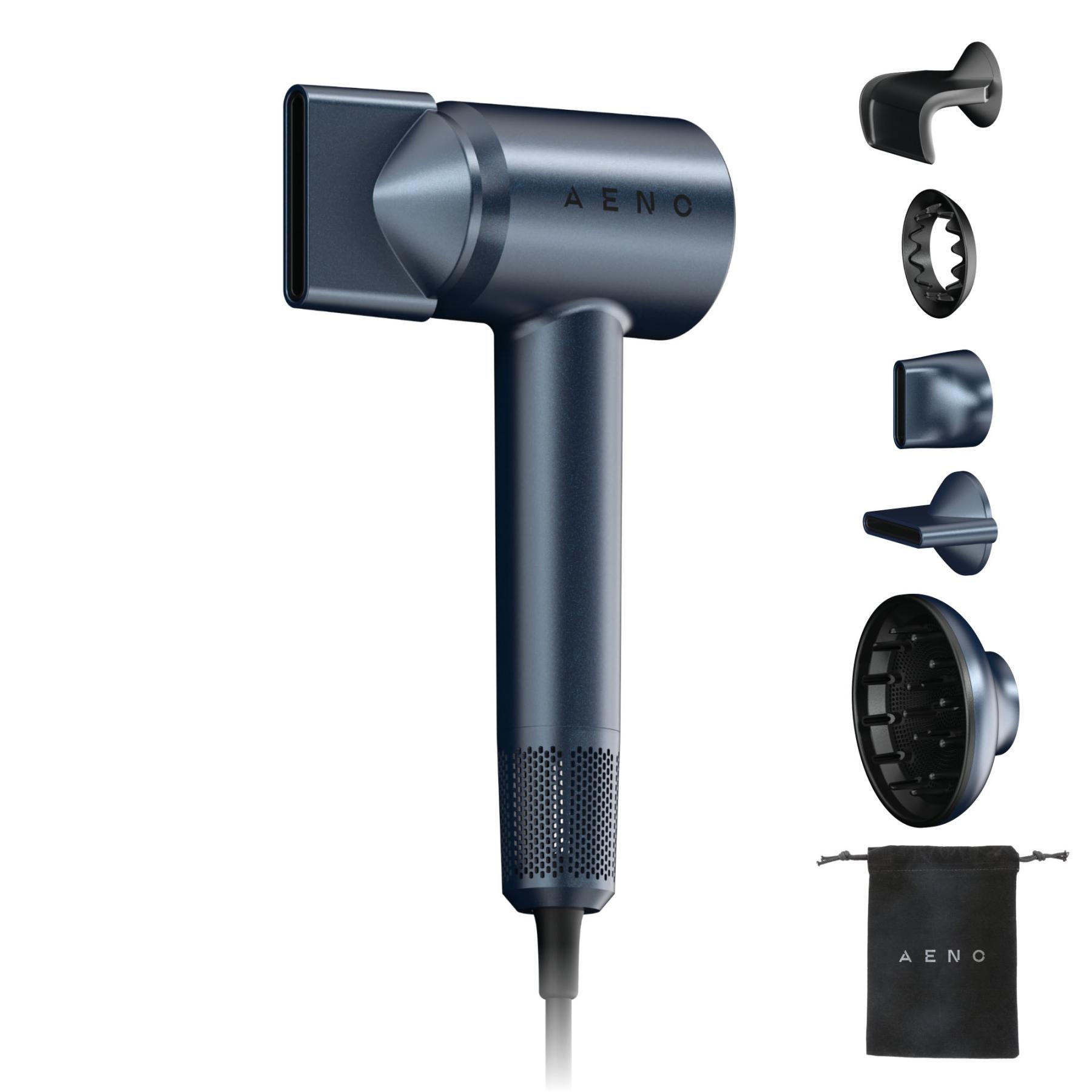 19434 AENO AHD0003 HD3 hajszárító, 1500 W, 5 fűtési fokozat, ionizátor, kefe nélküli motor, LED kijelző, 570 gramm - Image 1