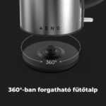 AENO AEK0003 EK3 elektromos vízforraló, max. 2200 W, 1,7 literes tartály, LED állapotjelző, rozsdamentes acél - Image 12