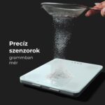 AENO AKS0001S KS1S intelligens konyhai mérleg, max. 8 kg kapacitás, LED kijelző, Bluetooth csatlakozás, edzett üvegfelület - Image 5