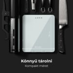AENO AKS0001S KS1S intelligens konyhai mérleg, max. 8 kg kapacitás, LED kijelző, Bluetooth csatlakozás, edzett üvegfelület - Image 8