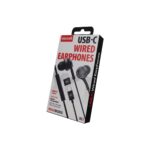 Maxell 348531 XC-1 USB-C fülhallgató, USB-C, 95 dB, 32 Ohm, beépített mikrofon, fekete - Image 3