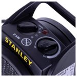 STANLEY SXJH002000E PTC fűtőtest, 2000 W, 2 fokozat, fém ház, termosztát, túlmelegedés elleni védelem - Image 5