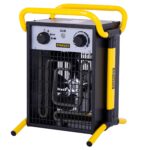 STANLEY SXJH203000E fűtőtest, 3000 W, 2 fokozat, fém ház, termosztát, IPX4 védelem, túlmelegedés elleni védelem