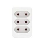 Home NV 23/WH hálózati elosztó, 3 EURO aljzat gyermekvédelemmel ellátva, max. 3 x 500 W, fehér - Image 2