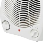 Home FK 1 hordozható elektromos ventilátoros fűtőtest, 1000W/2000W, fehér - Image 2