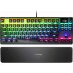 Steelseries Steelseries Apex 7 TKL USB Gamer QX2 Brown billentyűzet, UK, fekete 64749