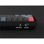 Keychron Keychron Q4 Swappable RGB Backlight Knob ISO USB billentyűzet barebone, fekete Q4-E1 - Image 2