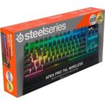 Steelseries Steelseries Apex Pro TKL (2023) USB wireless angol Gamer mechanikus billentyűzet, fekete 64866 - Image 2