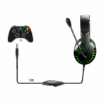 Spirit of Gamer Spirit of Gamer PRO-H3 Xbox fejhallgató (Xbox One/Series X/S, mikrofon, 3.5mm jack, hangerőszabályzó, 1m kábel, zöld) MIC-PH3XXS - Image 6