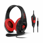 Spirit of Gamer Spirit of Gamer PRO-NH5 Red fejhallgató (Nintendo Switch,mikrofon, 3.5mm jack,hangerőszabályzó, 2m kábel fekete-piros) MIC-G715SW - Image 4