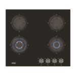 Evido Evido Murano 60B üveg gáz főzőlap, 60cm, fekete HGM6WB.2