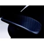 Mayah Mayah "Energetic" irodai szék, állítható karfával, exkluzív fekete szövetborítás, fekete lábkereszt 10012-02 BLACK - Image 3