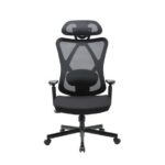 Noname Cope szövetborítású irodai forgószék, állítható dőlésszögű fejtámla, fekete COPE HÁLÓ FEKETE