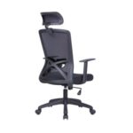 Noname Joy irodai forgószék, szövetborítás, állítható dőlésszögű fejtámla, fekete BBSZV418 - Image 4